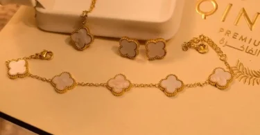 trendy earrings and bracelets